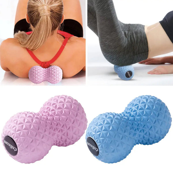 Peanut Massage Ball Double Lacrosse Mobility Deep Tissue Therapy Tool