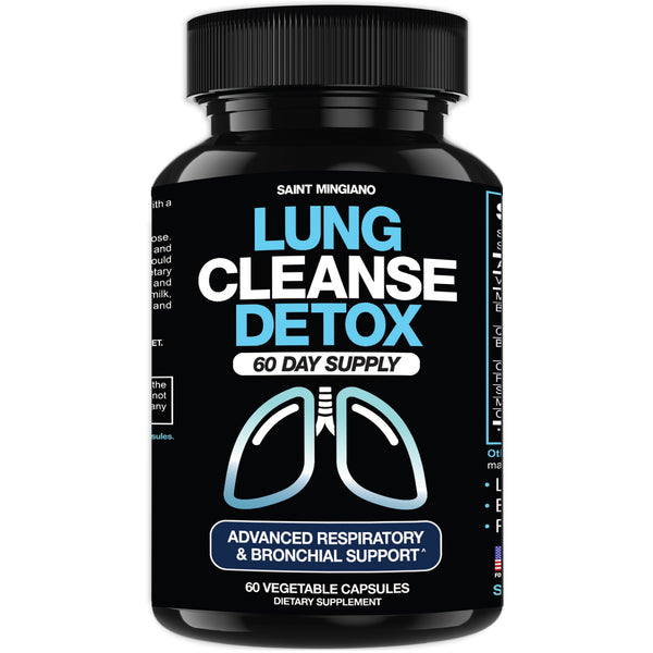 Lung Cleanse Detox 60 Day Support Bronchial Respiratory Health
