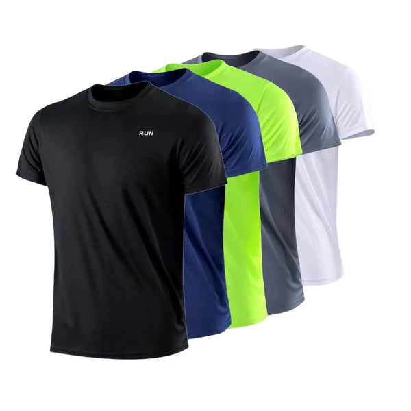 Mens Quick Dry Gym T Shirt Moisture Wicking Lightweight Training
