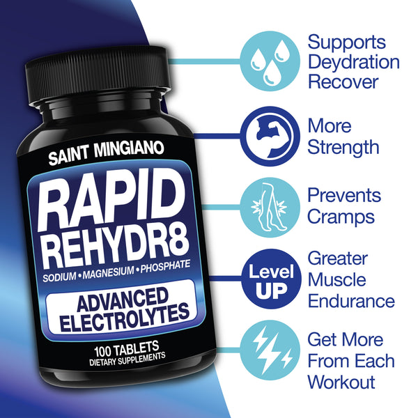 Rapid Rehydr8 Electrolyte Capsules Prevent Cramping Support Endurance Recovery